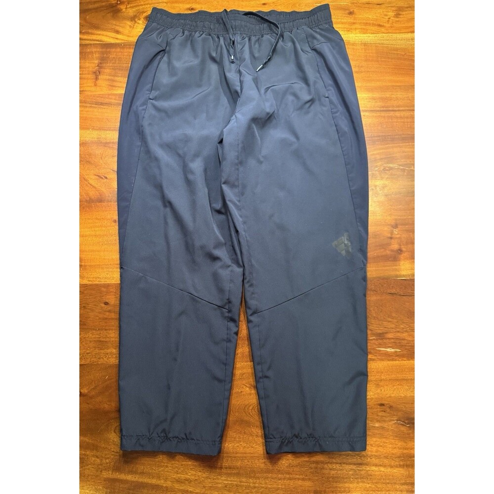 Adidas Aeroready Mens XL Navy Blue Athletic Track Pants 27 Inseam Pockets Run